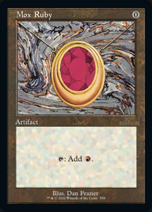 Mox Ruby — 30th Anniversary Edition
