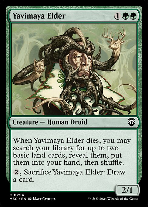 Carta Anciano de Yavimaya — Modern Horizons 3 Commander · M3C · #254