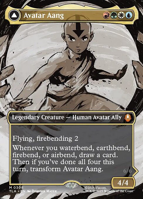 Avatar Aang // Aang, Master of Elements (cara frontal)