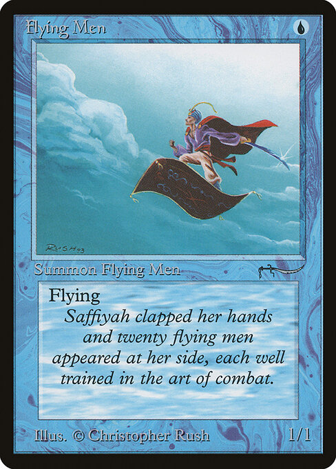 Carta Hombres voladores — Arabian Nights · ARN · #14