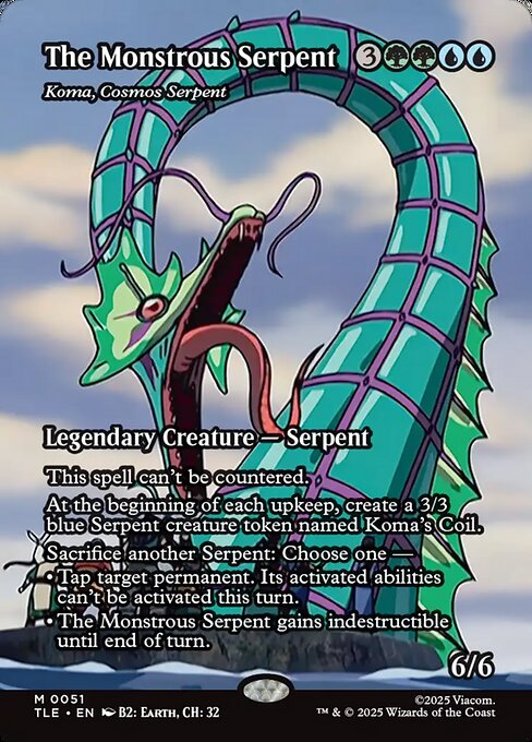 Koma, la Serpiente Cósmica — Avatar: The Last Airbender Eternal