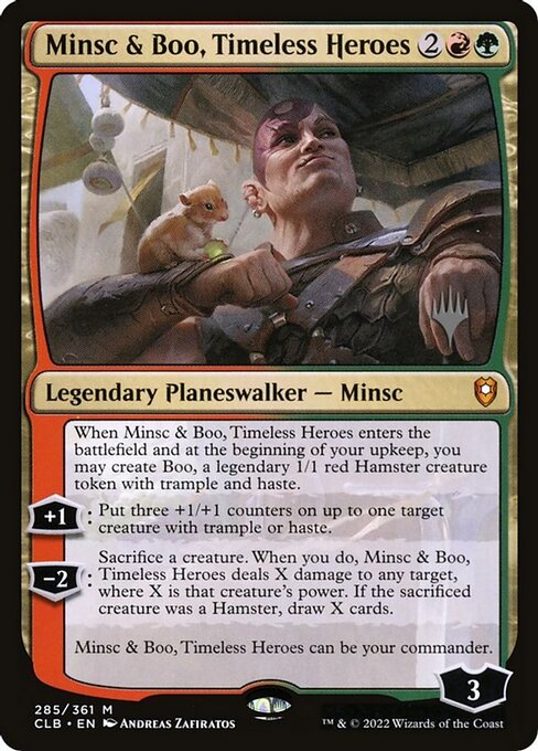 Minsc y Bubú, héroes atemporales — Battle for Baldur's Gate Promos