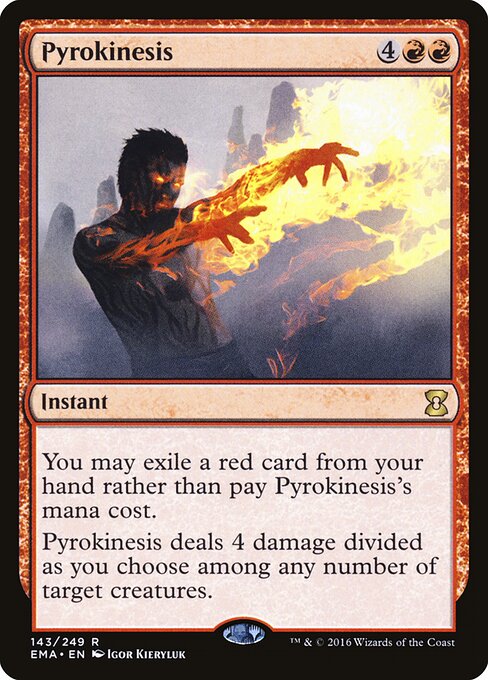 Carta Piroquinesis — Eternal Masters · EMA · #143