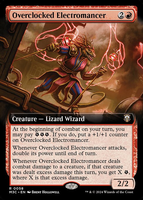 Carta Overclocked Electromancer — Modern Horizons 3 Commander · M3C · #58