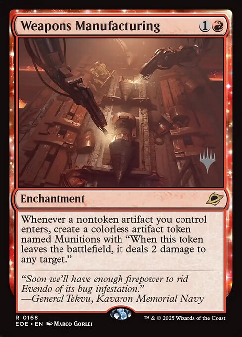 Fabricación de armamento — Edge of Eternities Promos