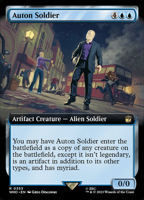 Carta Auton Soldier — Doctor Who · WHO · #353