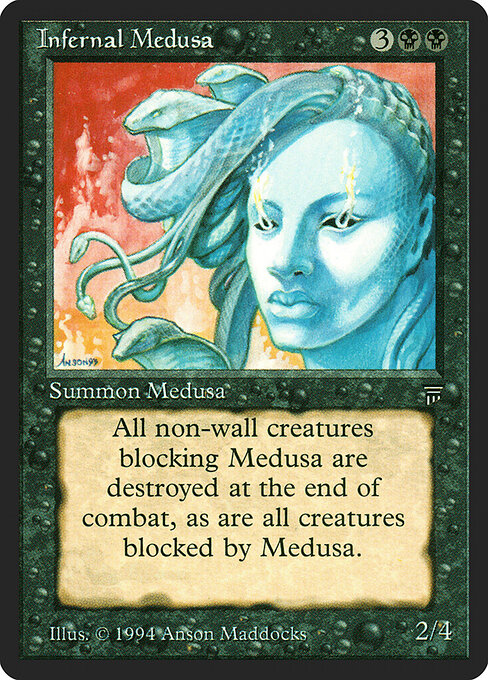 Carta Infernal Medusa — Legends · LEG · #108
