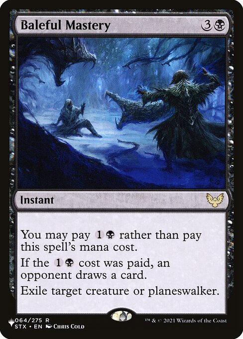 Dominio siniestro — The List
