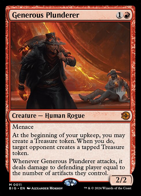 Saqueador generoso — The Big Score Promos