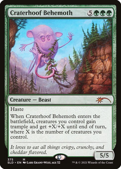 Behemot cascocráter — Secret Lair Drop