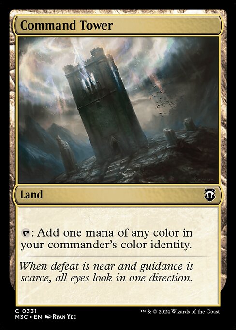 Torre de mando — Modern Horizons 3 Commander