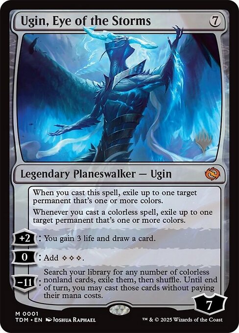 Ugin, Ojo de las Tormentas — Tarkir: Dragonstorm Promos