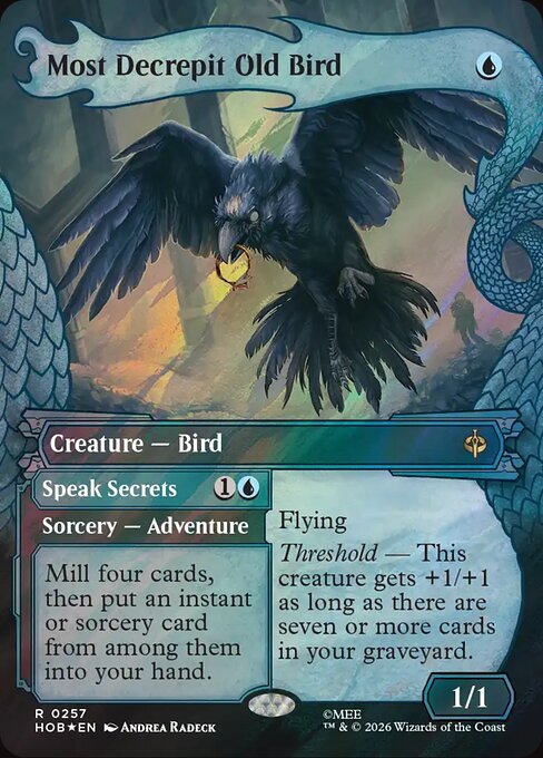 Carta Most Decrepit Old Bird // Speak Secrets — The Hobbit · HOB · #257