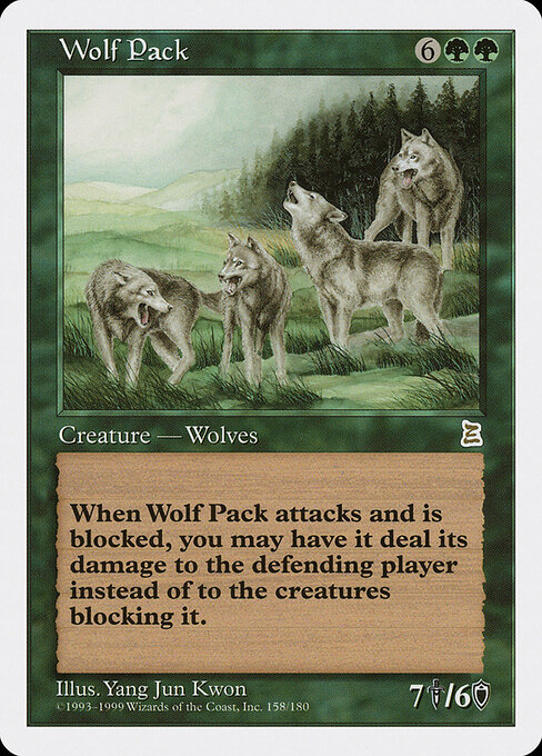 Carta Wolf Pack — Portal Three Kingdoms · PTK · #158