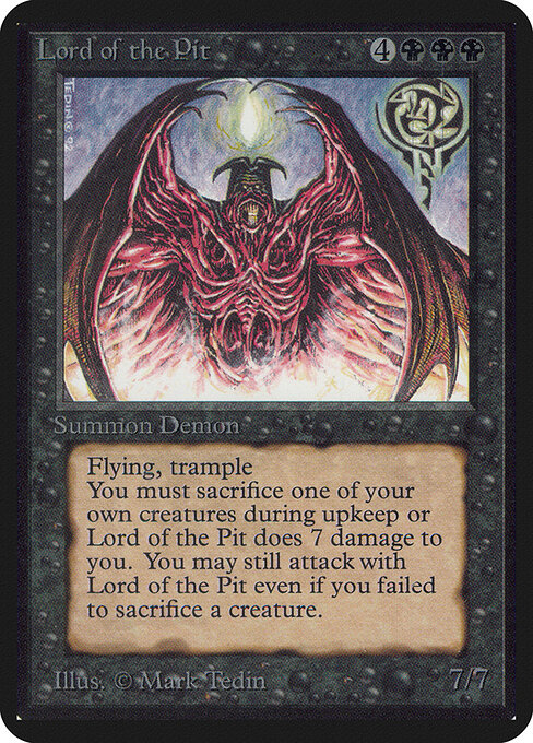 Señor del Abismo — Limited Edition Alpha