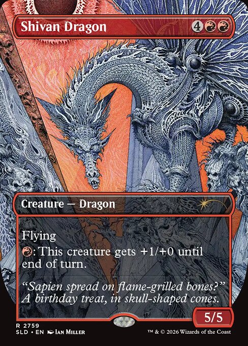 Carta Dragón shivano — Secret Lair Drop · SLD · #2759
