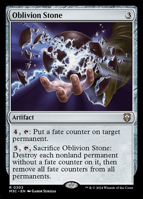 Carta Piedra del olvido — Modern Horizons 3 Commander · M3C · #303