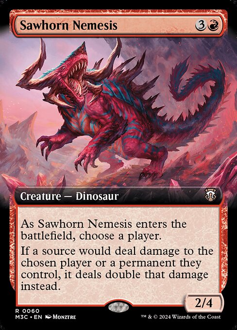 Carta Sawhorn Nemesis — Modern Horizons 3 Commander · M3C · #60