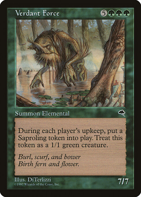 Carta Fuerza verde — Tempest · TMP · #263