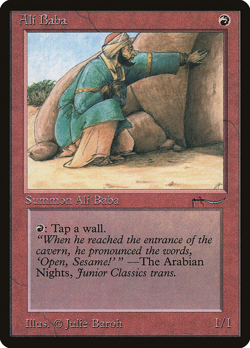 Carta Ali Baba — Arabian Nights · ARN · #35