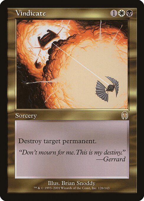 Carta Vindicar — Apocalypse · APC · #126