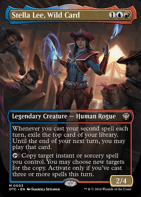 Carta Stella Lee, el comodín — Outlaws of Thunder Junction Commander · OTC · #3