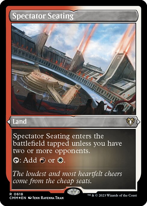 Grada de los espectadores — Commander Masters
