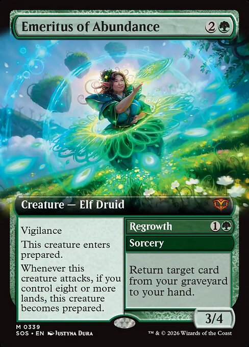 Emeritus of Abundance // Regrowth — Secrets of Strixhaven