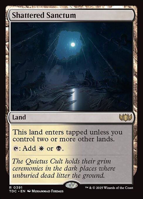 Santuario destruido — Tarkir: Dragonstorm Commander