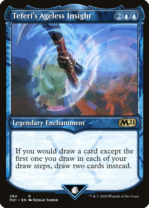 Carta Conocimiento atemporal de Teferi — Core Set 2021 · M21 · #294