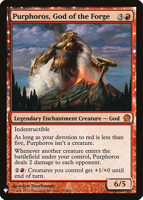 Purforos, dios de la fragua — The List