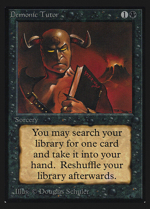 Tutor demoníaco — Intl. Collectors' Edition