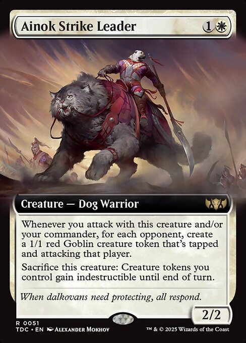 Carta Jefe de asalto ainok — Tarkir: Dragonstorm Commander · TDC · #51