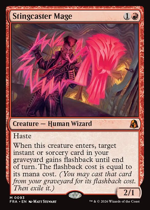 Carta Stingcaster Mage — Reality Fracture · FRA · #93
