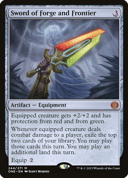 Espada de forja y frontera — Phyrexia: All Will Be One