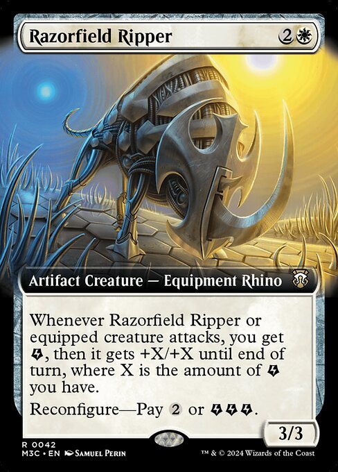 Carta Razorfield Ripper — Modern Horizons 3 Commander · M3C · #42