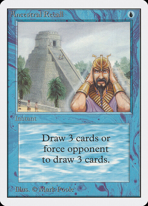 Ancestral Recall — Unlimited Edition