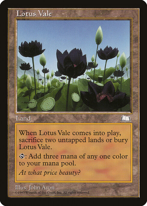 Carta Valle de los lotos — Weatherlight · WTH · #165