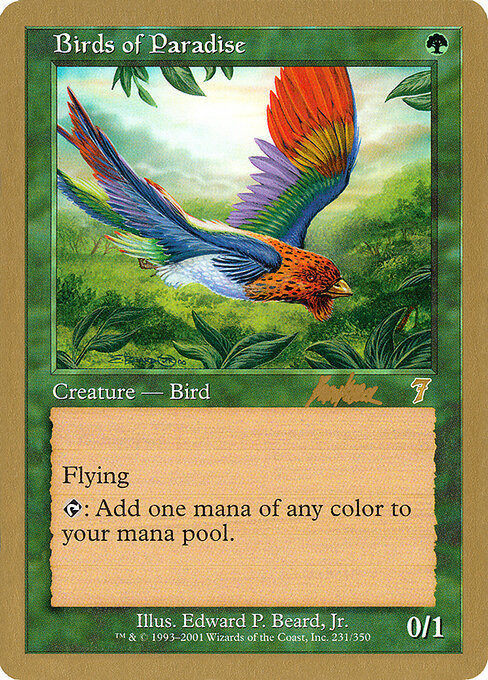Aves del paraíso — World Championship Decks 2002
