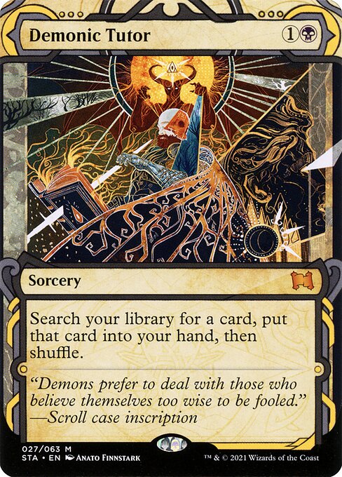 Tutor demoníaco — Strixhaven Mystical Archive