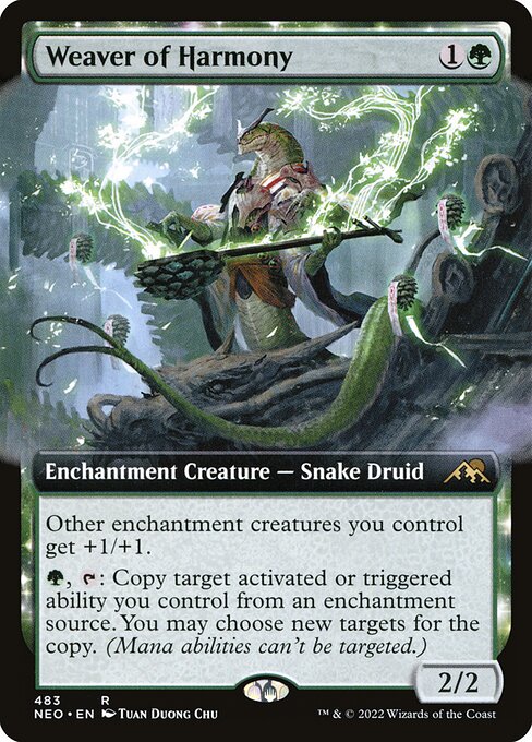 Carta Weaver of Harmony — Kamigawa: Neon Dynasty · NEO · #483