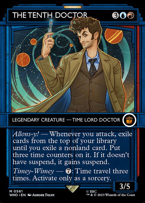 Carta The Tenth Doctor — Doctor Who · WHO · #561