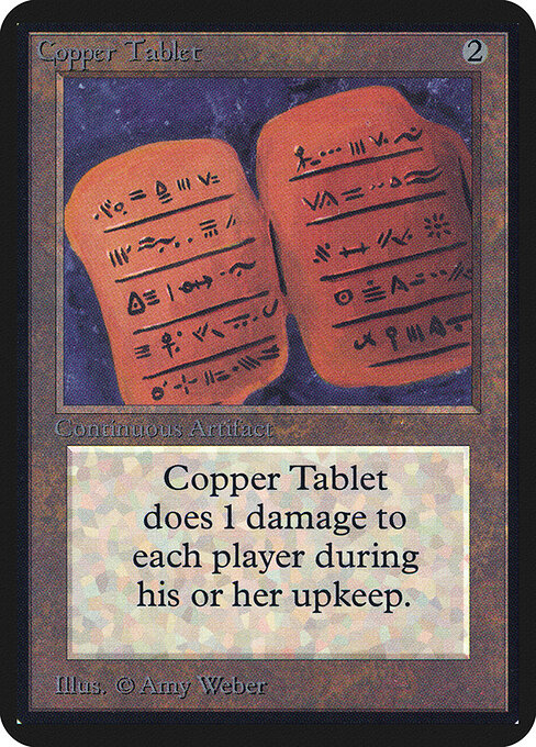 Copper Tablet — Limited Edition Alpha