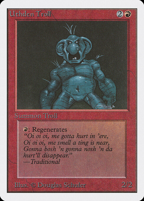 Carta Trol de Uthden — Unlimited Edition · 2ED · #181