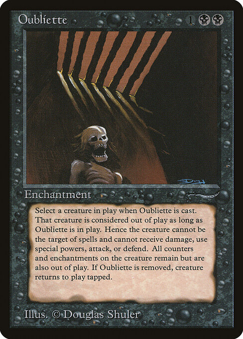 Oubliette — Arabian Nights