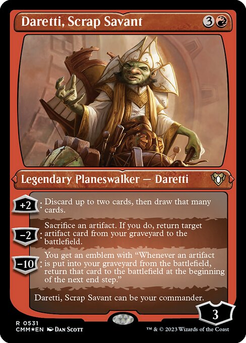 Daretti, sabio de la chatarra — Commander Masters