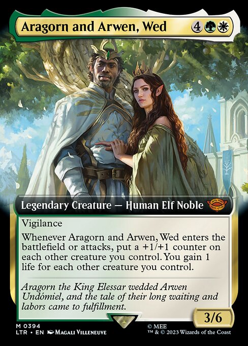 Aragorn y Arwen, desposados — The Lord of the Rings: Tales of Middle-earth
