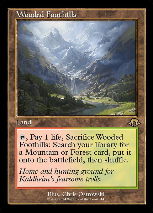 Carta Estribaciones boscosas — Modern Horizons 3 · MH3 · #441