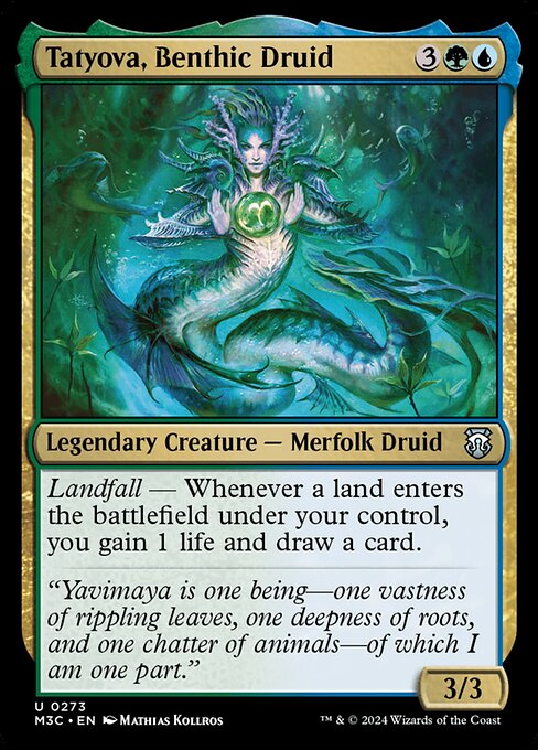 Tatyova, druida bentónica — Modern Horizons 3 Commander