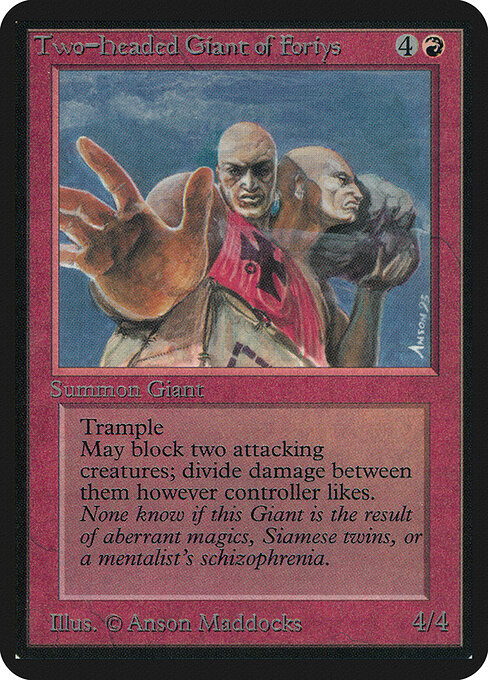 Two-Headed Giant of Foriys — Limited Edition Alpha